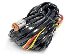 OZZ Kabelsats för 1 Led Extraljus 4-Pin DT