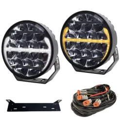 2-Pack Extraljus LED 9