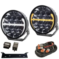 2-Pack Extraljus LED 9" Flextra Predator 110W XBB