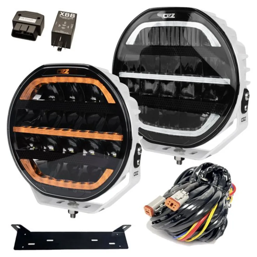 2-Pack Extraljus OZZ XR2 P9” VIT XBB