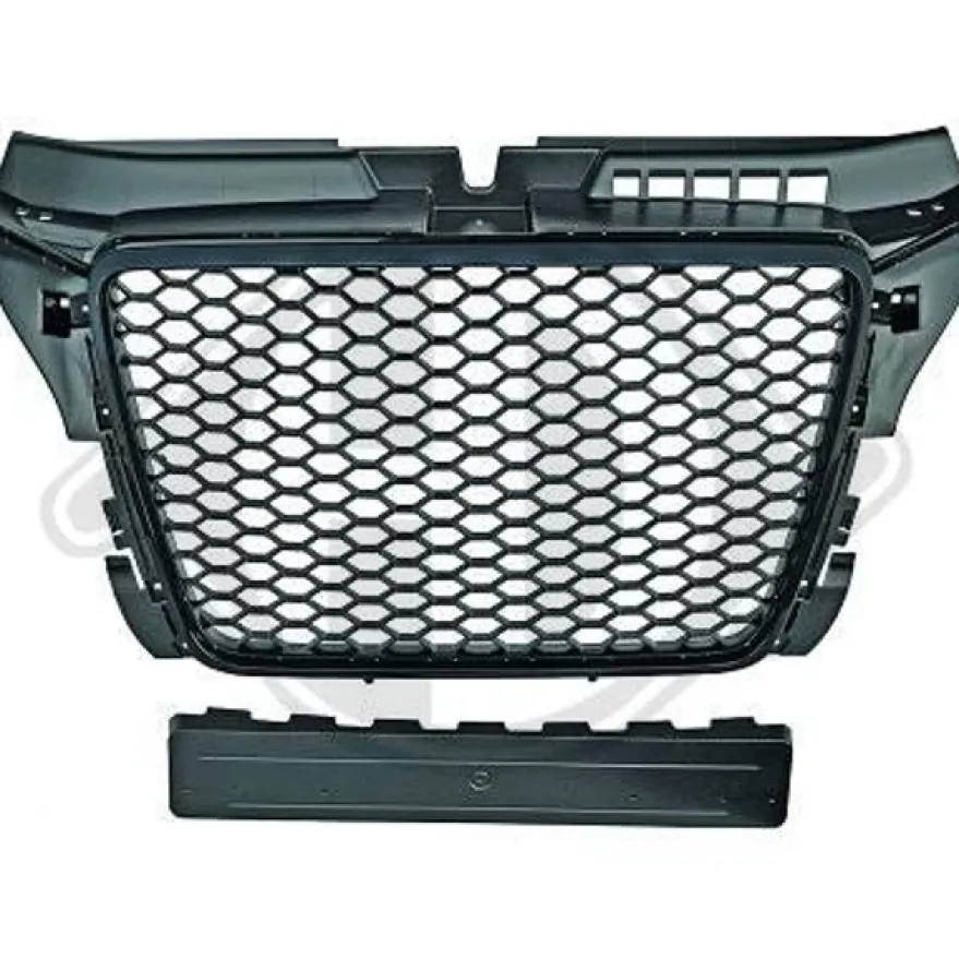 RS-Grill Blank-Svart Audi A3 8P 2008-2012