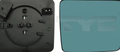 Sidospegelglas Höger Mercedes 190 W201, E-Klass W124, S124