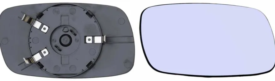 Sidospegelglas Höger Opel Astra F