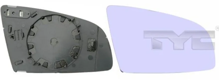 Sidospegelglas Vänster Audi A3, A4, A6