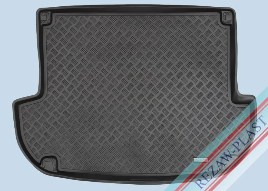 Skålad Bagagerumsmatta Svart Hyundai Santa Fe II 2006-2012