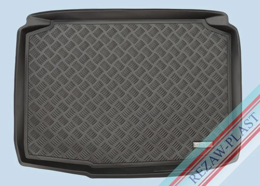 Skålad Bagagerumsmatta Svart Skoda Fabia II Hatchback 2007-2014