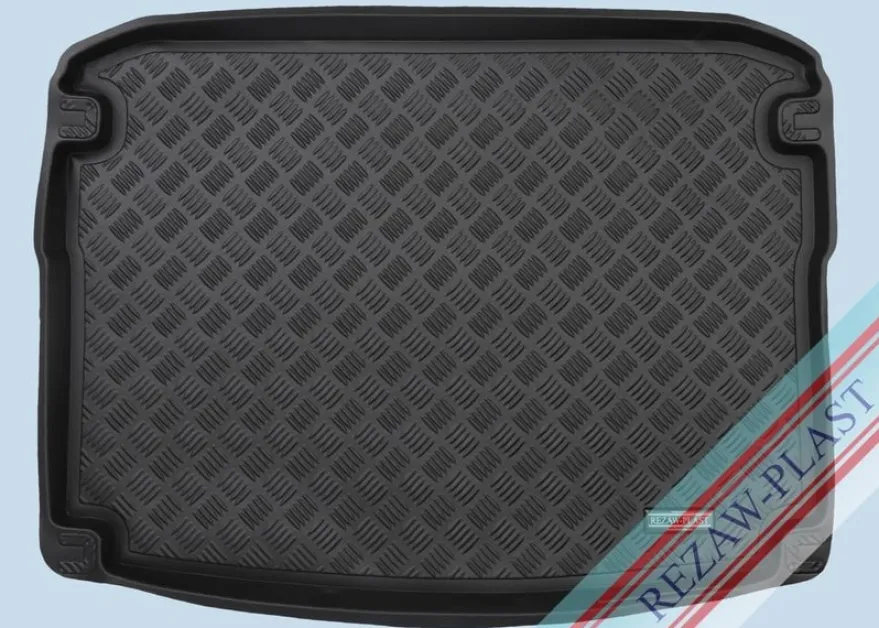 Skålad Bagagerumsmatta Svart Skoda Karoq 4x2 2017->