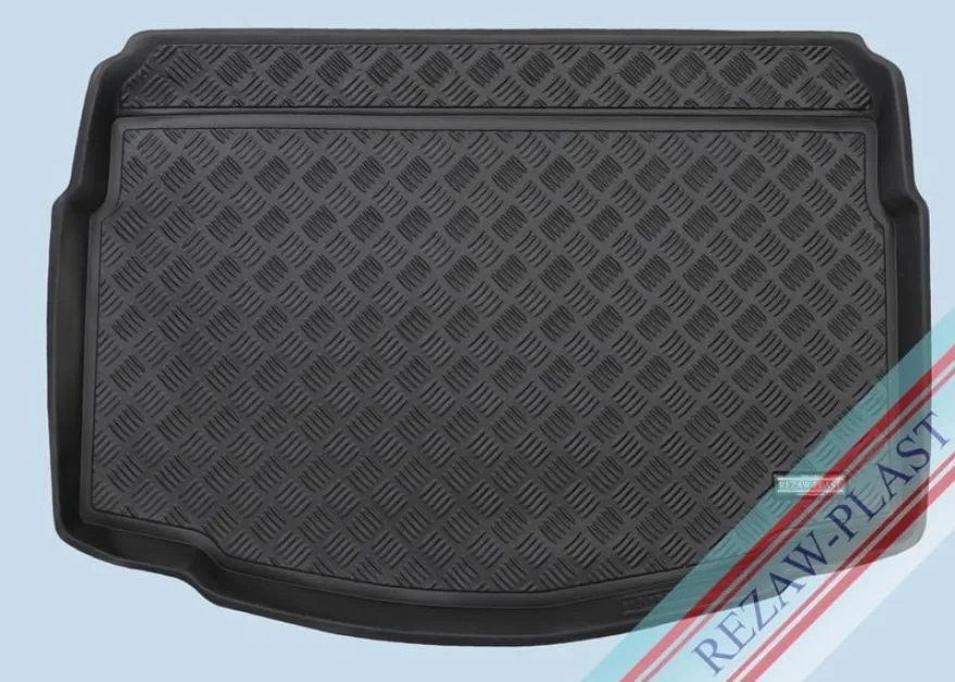 Skålad Bagagerumsmatta Svart VW Golf VII Hatchback 2012-2019