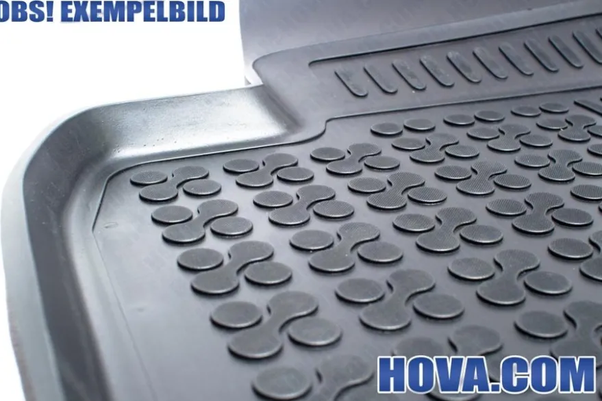 Skålad Mjuk Bagagerumsmatta Svart Dacia Lodgy 2012-2017