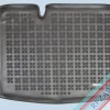 Skålad Mjuk Bagagerumsmatta Svart Dacia Sandero III 2020->