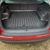 Skålad Mjuk Bagagerumsmatta Svart Skoda Kodiaq I 7-sits 2016-2024