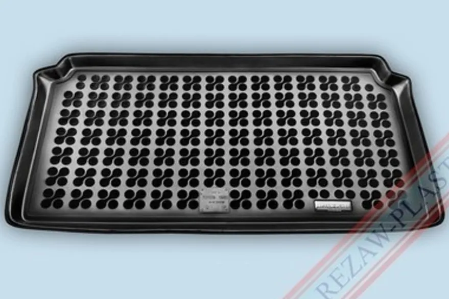 Skålad Mjuk Bagagerumsmatta Svart Toyota Yaris II 2008-2011