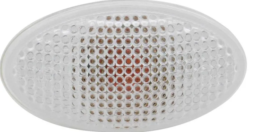Skärmblinkers/Sidoblinkers Vit Mini