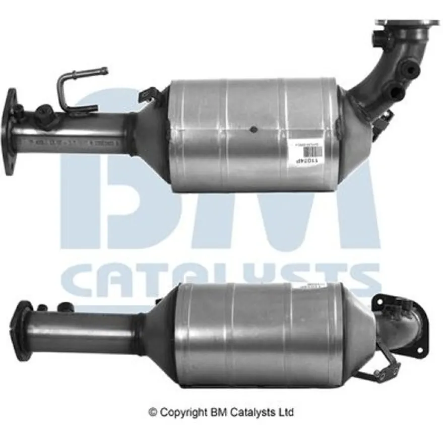 Sot-/partikelfilter, avgassystem