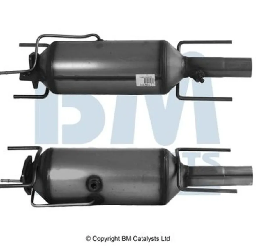 Sot-/partikelfilter, avgassystem