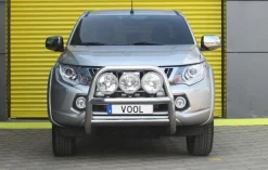 Stor 76mm frontbåge Svart - Mitsubishi L200 2015-2019