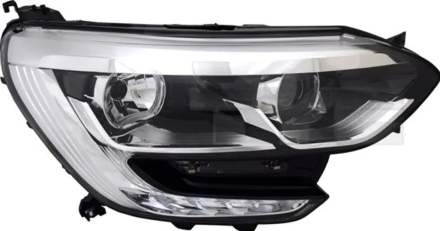Strålkastare Halogen Vänster till Renault Megane IV Krom Ram