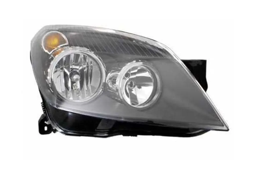 Strålkastare Höger Svart Opel Astra H