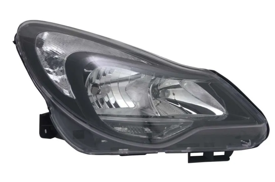 Strålkastare Höger Svart Opel Corsa D