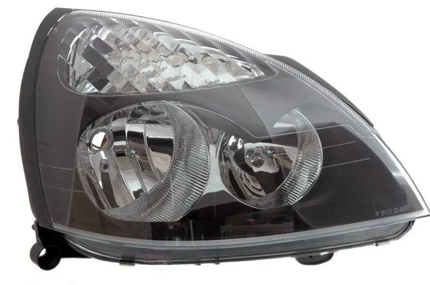 Strålkastare Höger Svart Renault Clio II / Thalia 2001-2005