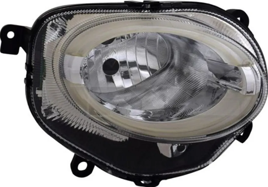 Strålkastare vänster – FIAT 500/500 C, TYC med LED-varselljus