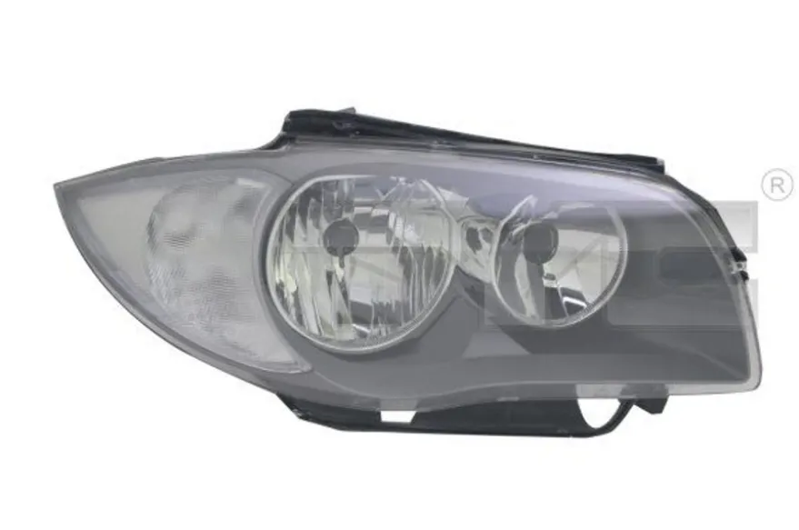 Strålkastare Vänster Svart BMW 1-Serie E81/E82/E87/E88 2009-2012