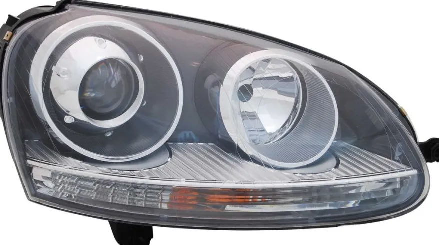 Strålkastare Xenon Vänster Svart VW Golf MK5, Jetta MK3