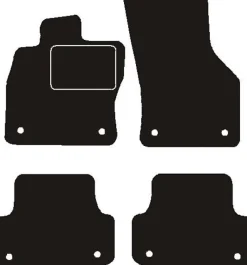 Textilmattor Audi A3 Sportback 8V 2013-2020