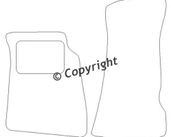 Textilmattor H-line Alfa Romeo Spider Type 4