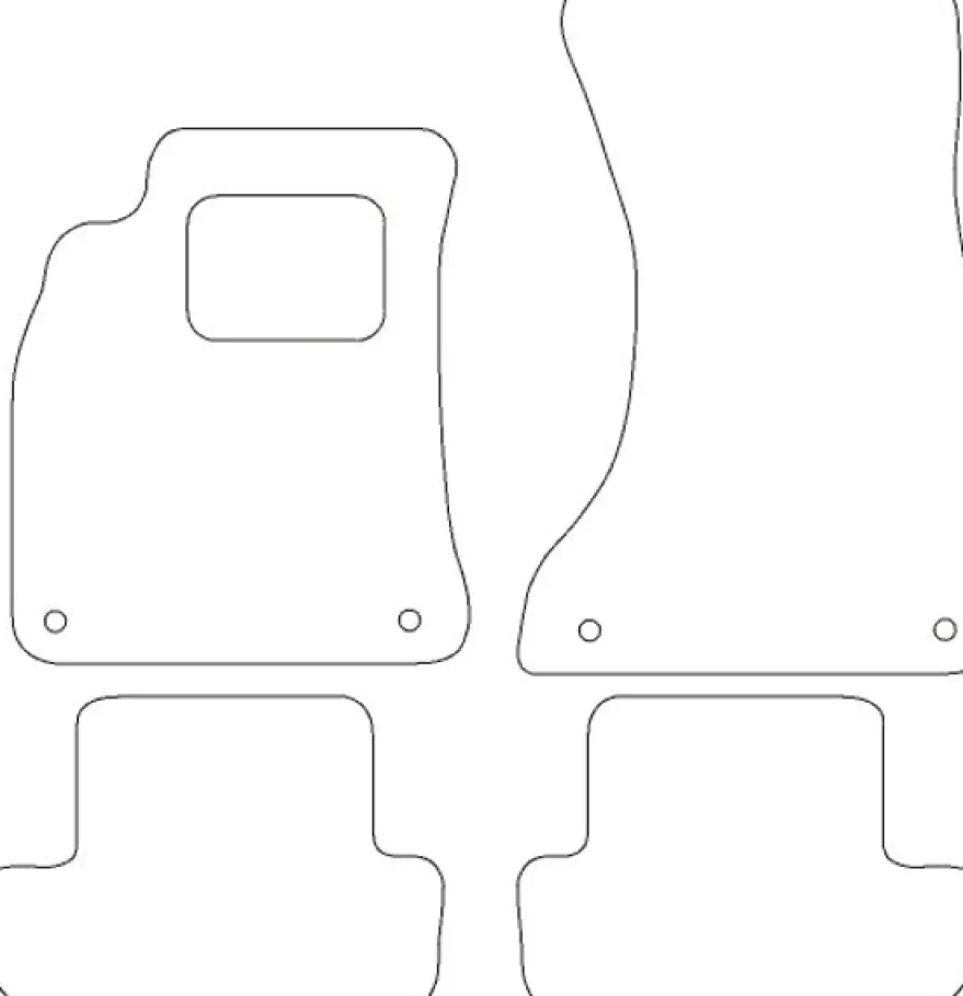 Textilmattor H-line Audi A5 Cabriolet