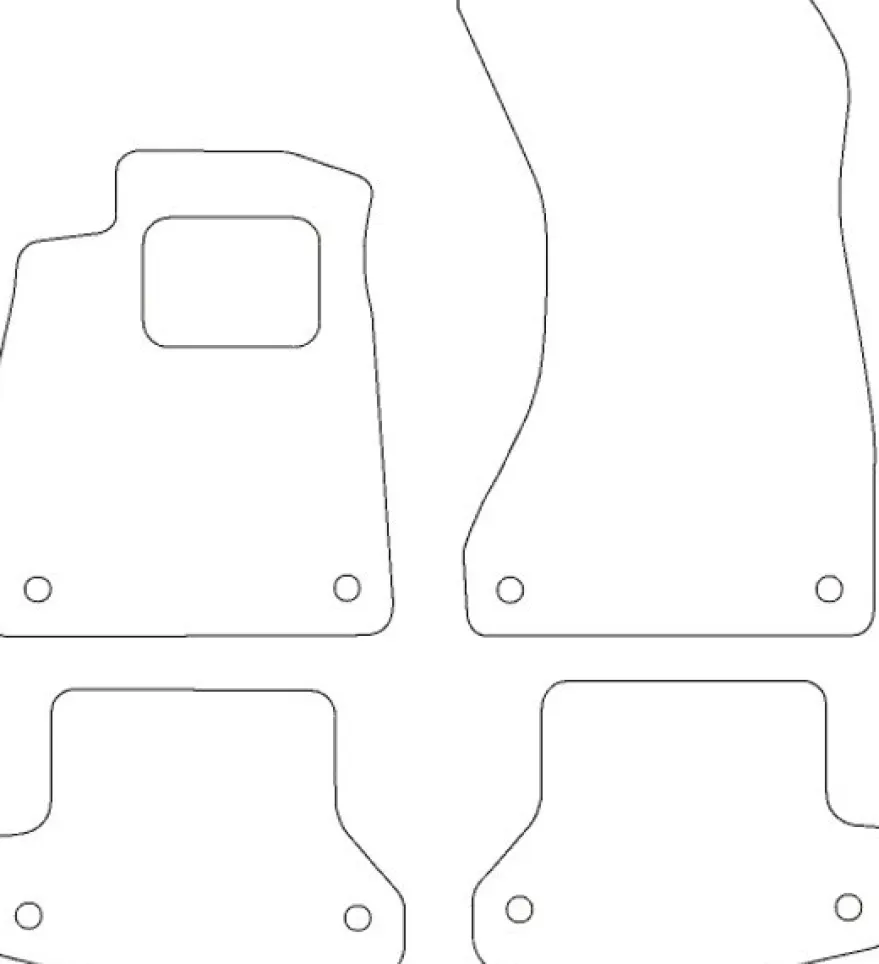 Textilmattor H-line Audi A5 F53