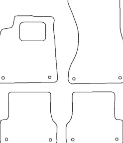 Textilmattor H-line Audi A7 Sportback