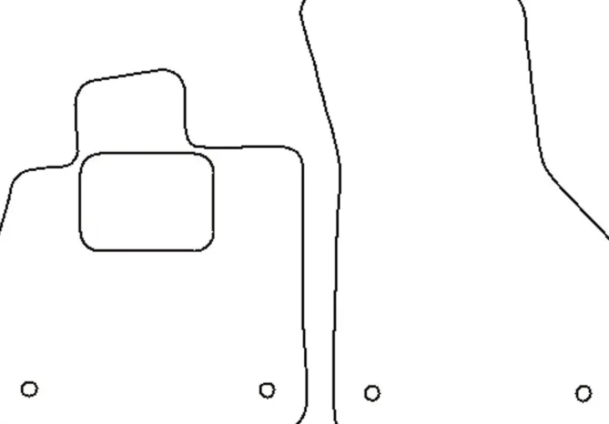 Textilmattor H-line Audi TT Roadster