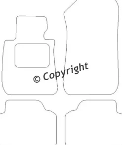 Textilmattor H-line BMW 3-Serien E90/E91