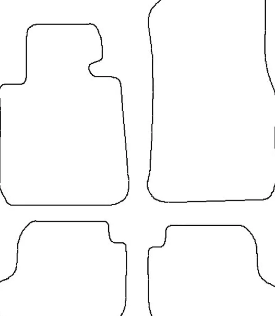 Textilmattor H-line BMW 2-Serien F22 Coupe