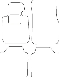 Textilmattor H-line BMW 3-Serien GT F34