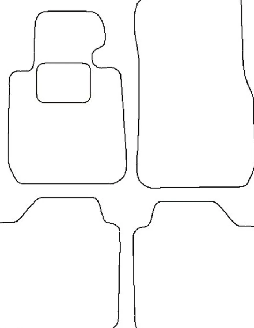 Textilmattor H-line BMW 3-Serien GT F34