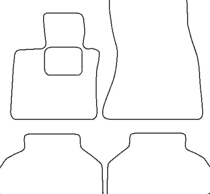Textilmattor H-line BMW X6 F16