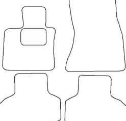 Textilmattor H-line BMW X5 F15