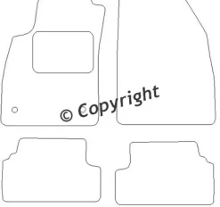 Textilmattor H-line Chevrolet Trax
