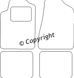 Textilmattor H-line Chrysler Stratus