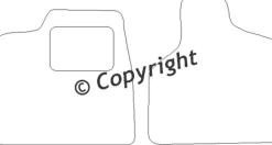 Textilmattor H-line Chrysler Voyager III SWB
