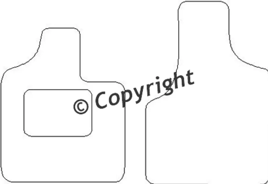 Textilmattor H-line Chrysler Voyager IV