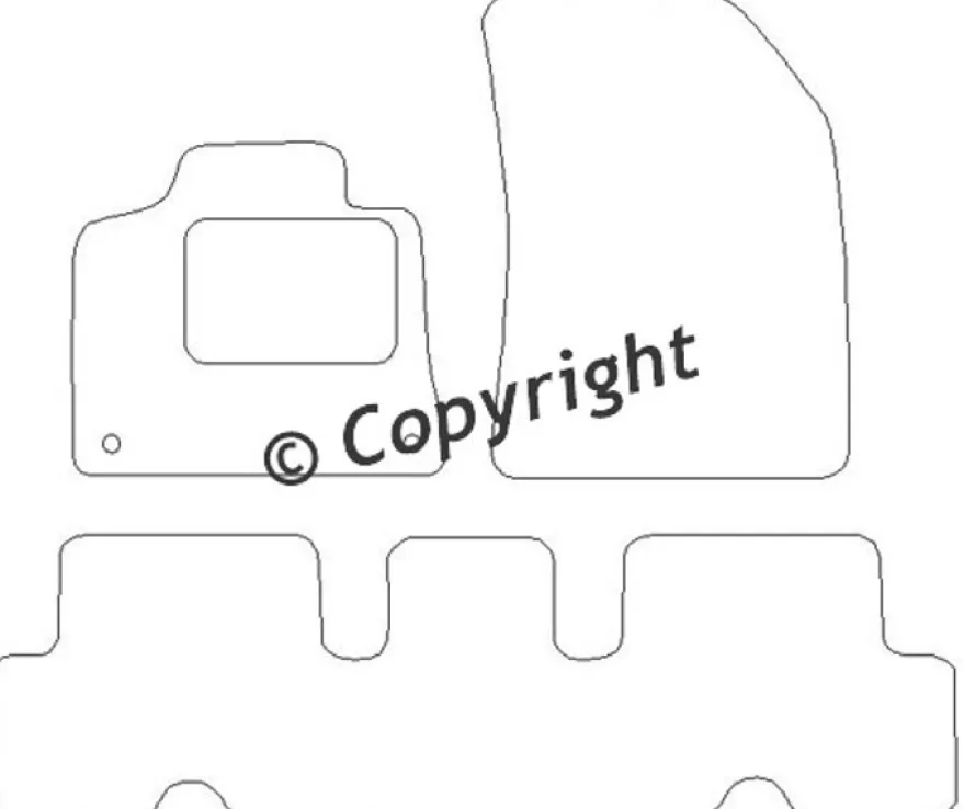 Textilmattor H-line Citroen C4 Picasso II