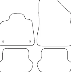 Textilmattor H-line Citroen DS5