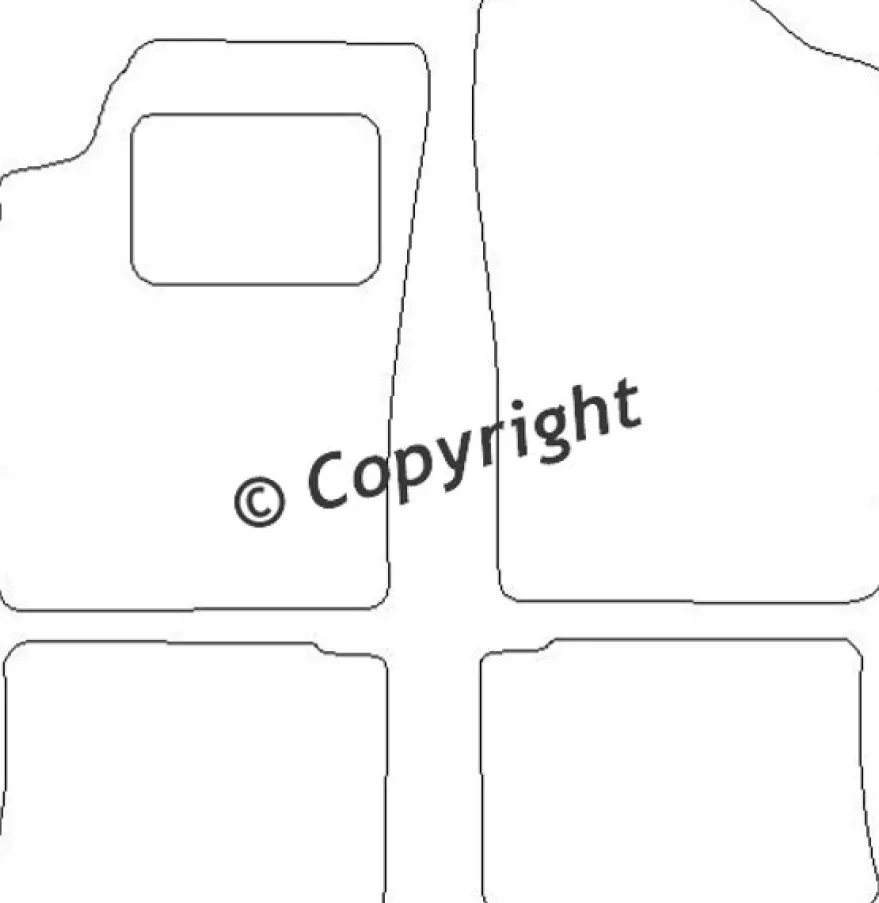 Textilmattor H-line Citroen Xsara