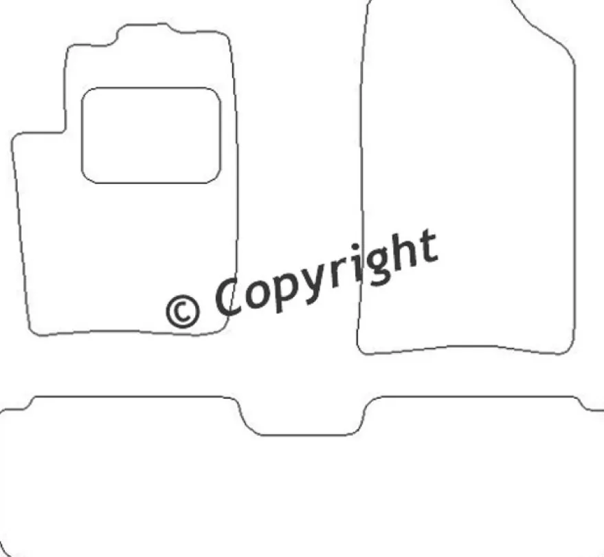 Textilmattor H-line Citroen Xsara Picasso