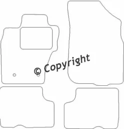 Textilmattor H-line Dacia Duster 4x4
