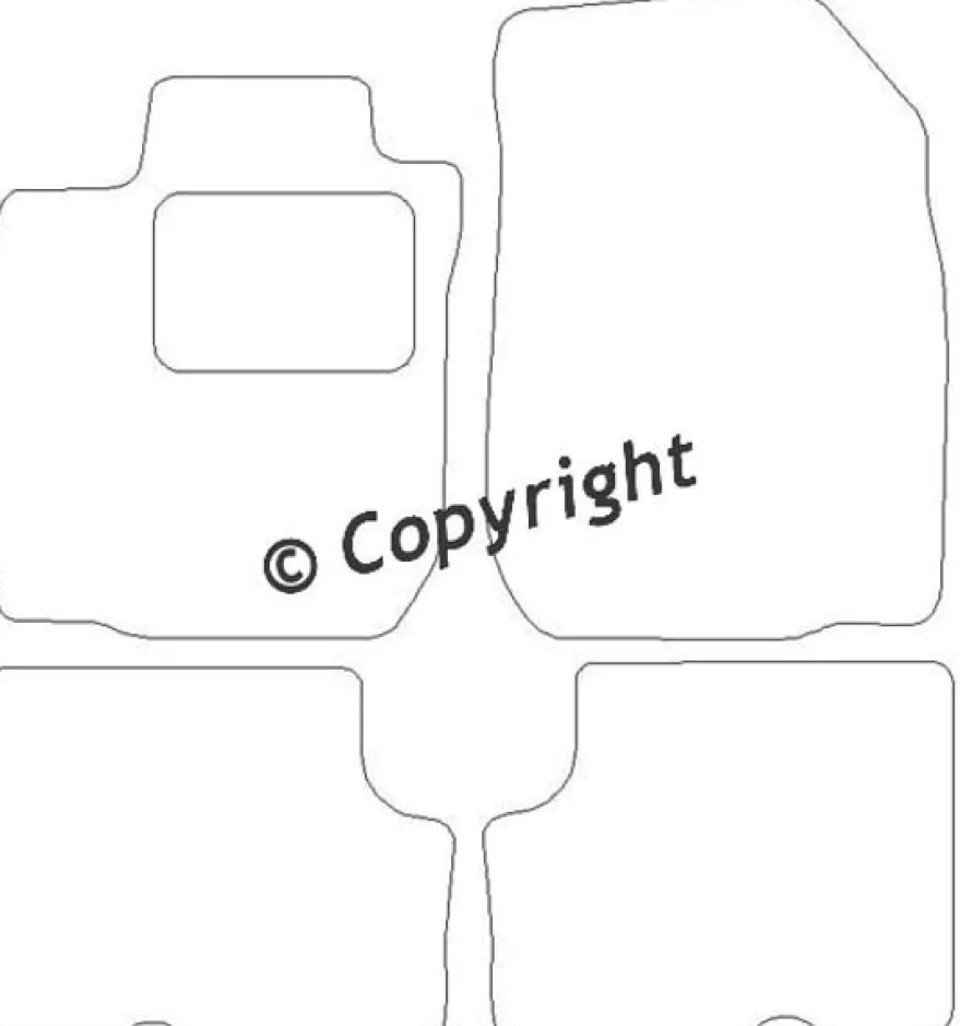 Textilmattor H-line Dacia Logan