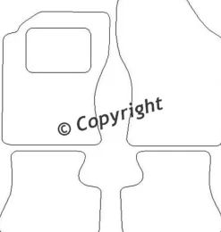 Textilmattor H-line Daihatsu Cuore 4